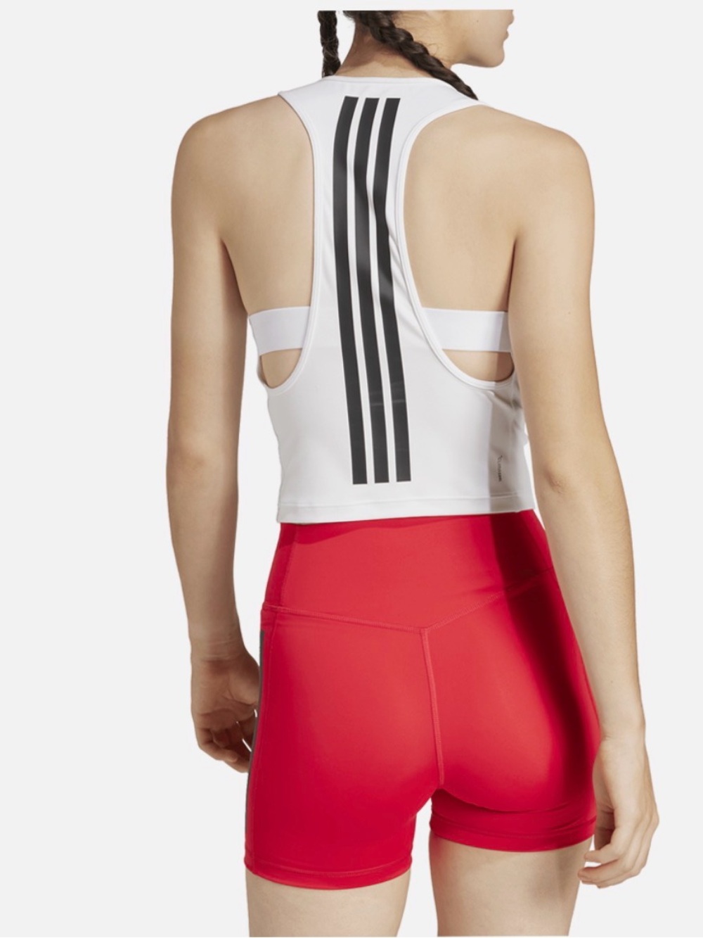 adidas Power 3-Stripes Racerback Tank small NEW